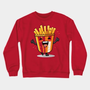 kawaii french fries T-Shirt cute  gilrl Crewneck Sweatshirt